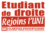 Etudiant de droite, rejoins l&rsquo;UNI !