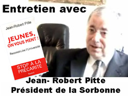 Entretien avec Jean Robert Pitte, Président de la Sorbonne