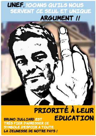 Priorité à l&rsquo;éducation…de l&rsquo;UNEF !