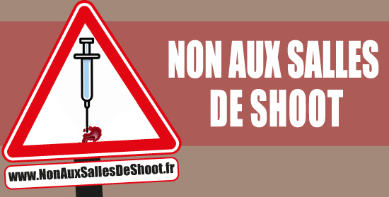 Non aux salles de shoot en France