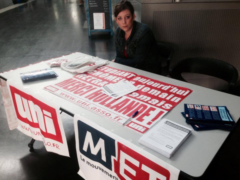 L&rsquo;UNI mobilisée ce matin à la Fonderie….