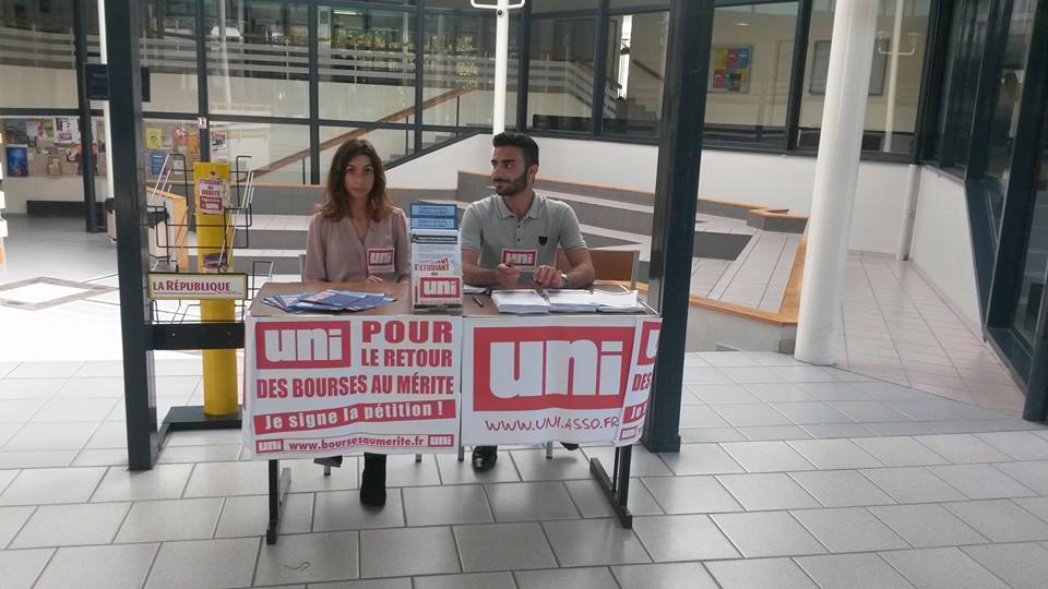 L&rsquo;UNI Orléans se mobilise pour le rétablissement des bourses au mérite