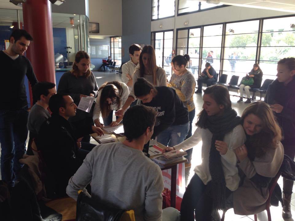 A Montperrin pour alerter les étudiants sur la bourse au mérite