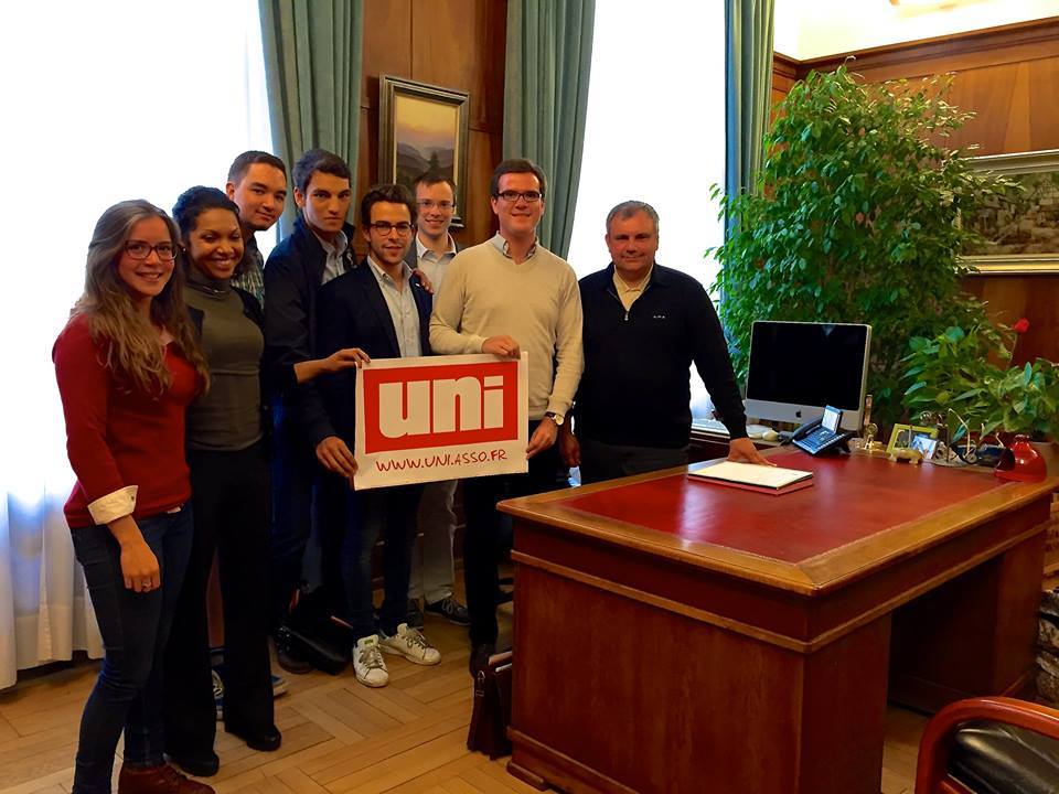 L&rsquo;UNI Strasbourg reçu par le député-maire de Molsheim