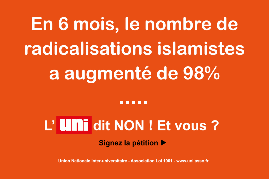 Radicalisation islamiste, exigeons l&rsquo;extension du dispositif de signalement à l&rsquo;enseignement supérieur