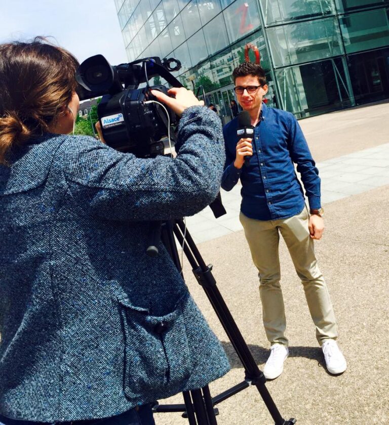 Reportage sur notre pétition pour le maintien de l&rsquo;université de Haute-Alsace