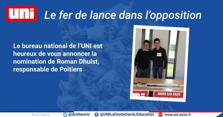 Un nouveau responsable pour Poitiers