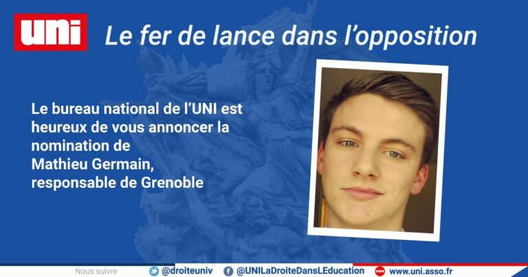 Un nouveau responsable pour la section grenobloise