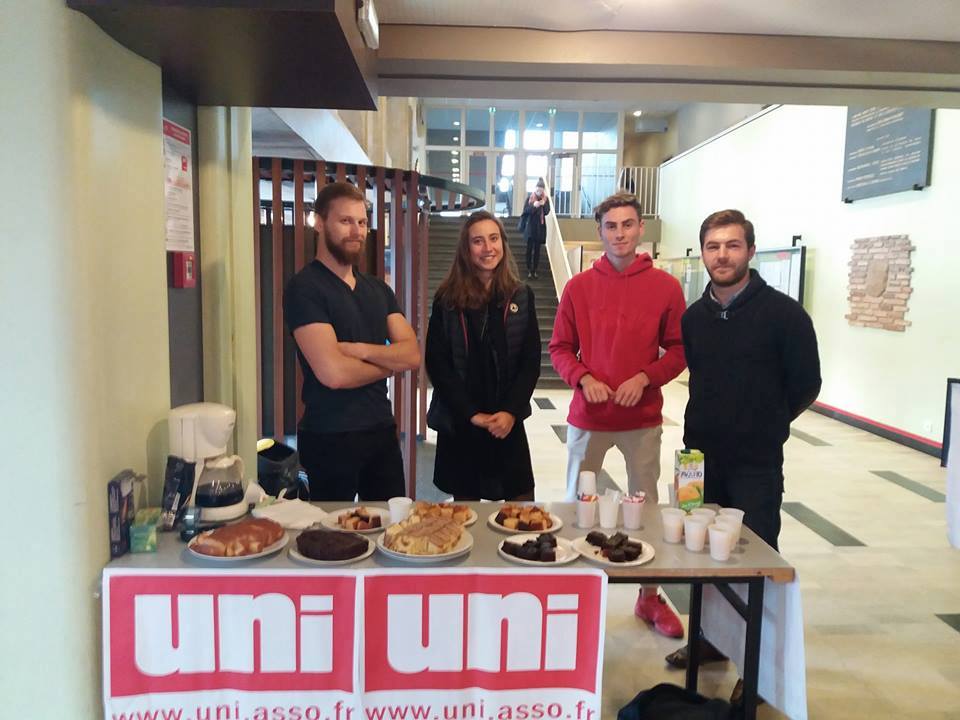 Aujourd&rsquo;hui l&rsquo;UNI Rennes offrait le petit-déjeuner