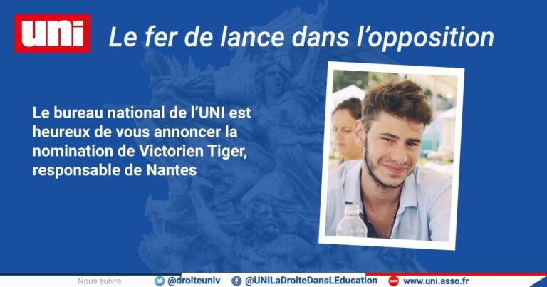 Victorien devient le nouveau responsable de…