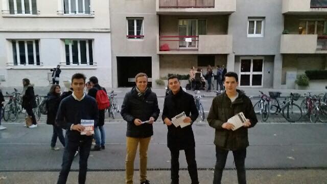 L&rsquo;UNI en campagne pour les élections UFR de Lyon 3