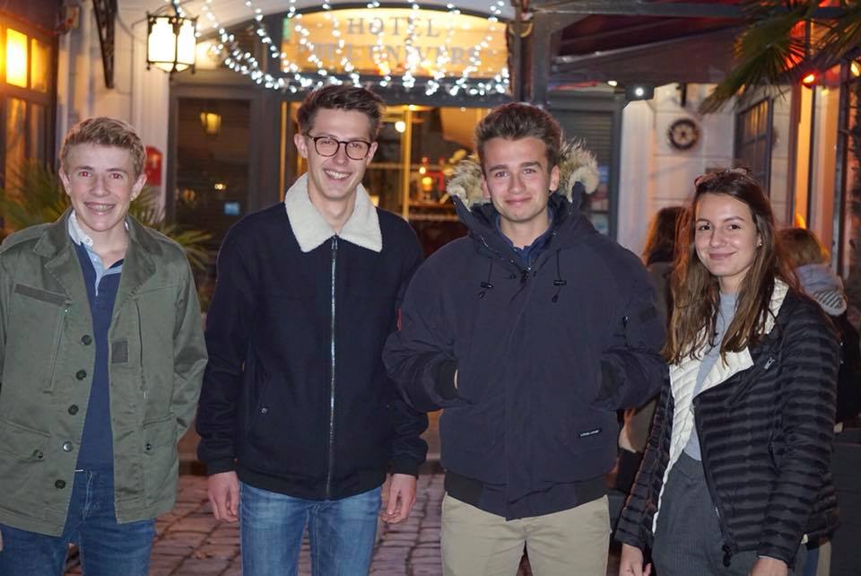 Apéro de Noël de notre section lycéenne