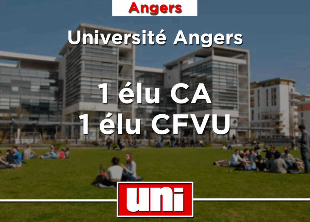 Résultats des élections étudiantes à Angers