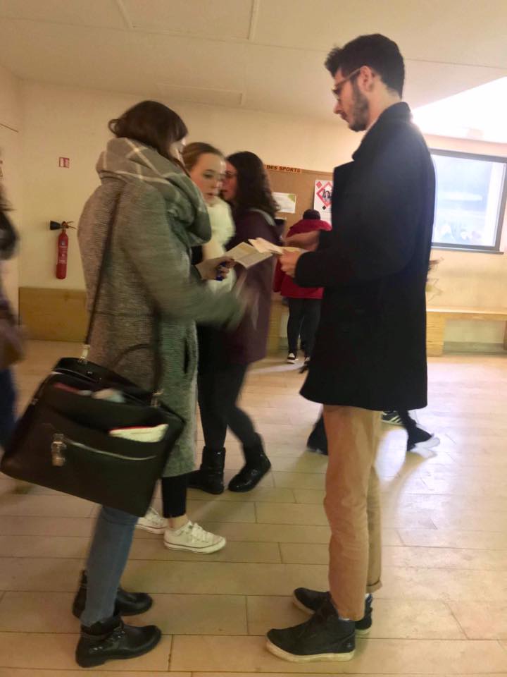 Tractage pour notre conférence des métiers du droit