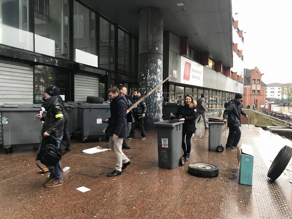 L&rsquo;UNI Lille débloque la fac de Droit malgré les violences