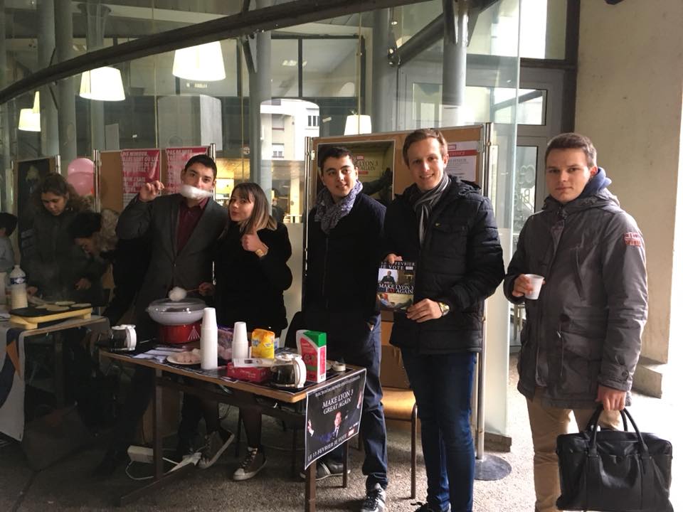 L&rsquo;UNI en campagne pour les élections à Lyon 3