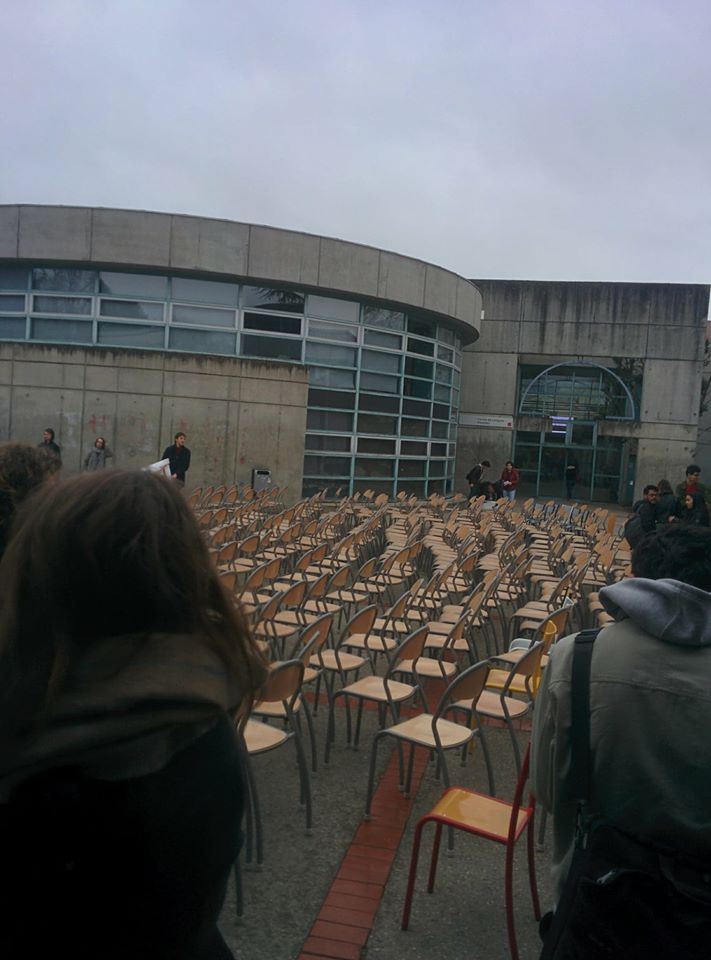 Déblocage de la galerie des amphis