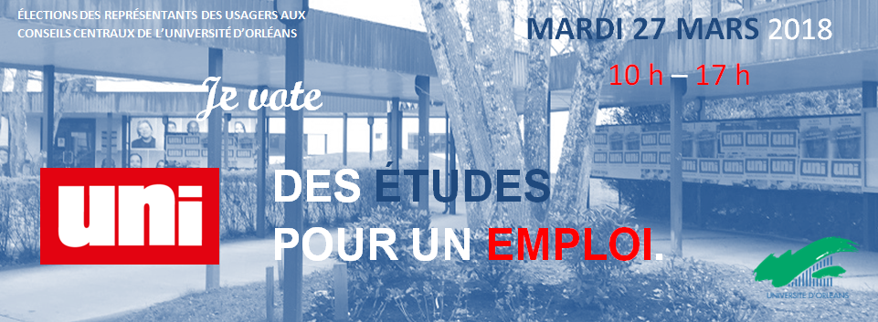 L’UNI CONSERVE 2 ÉLUS À ORLÉANS