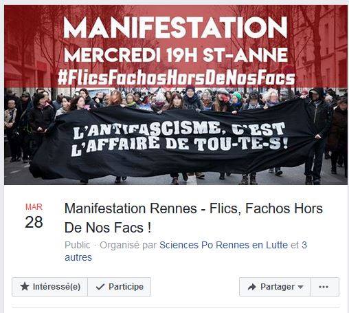 Honteux rassemblement « anti-flics » le jour de l’hommage au colonel Beltrame