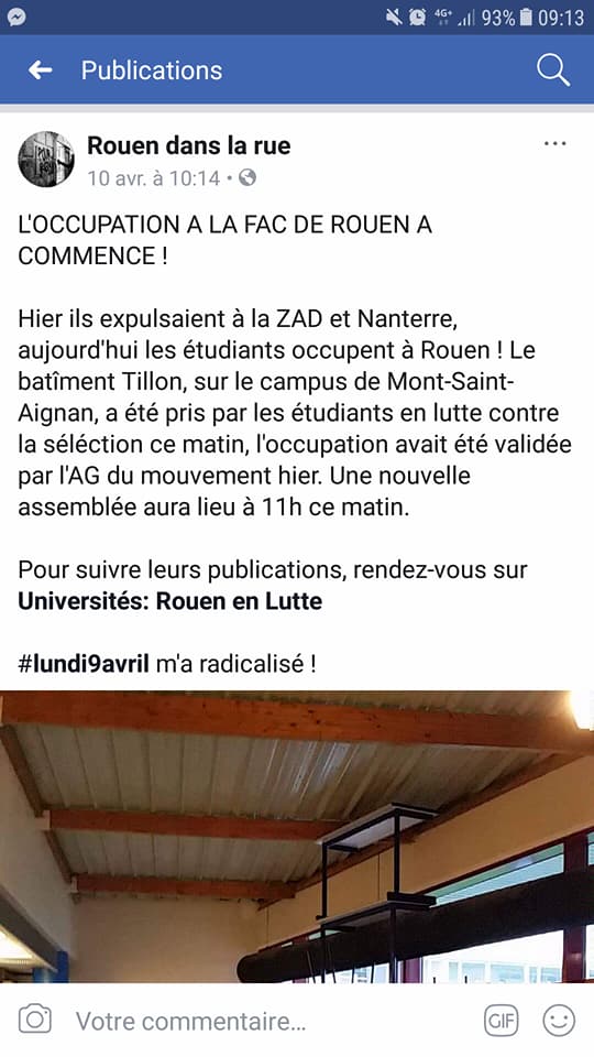 L&rsquo;extrême-gauche décide d&rsquo;occuper la fac, l&rsquo;UNI demande l&rsquo;intervention des forces de l&rsquo;ordre !