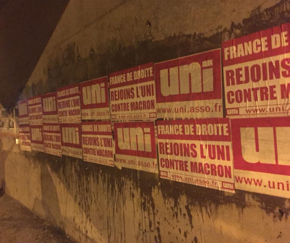 Nuit de collage à Lyon