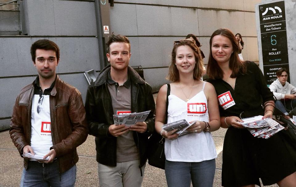 L&rsquo;UNI présente aux rentrées de Lyon 3