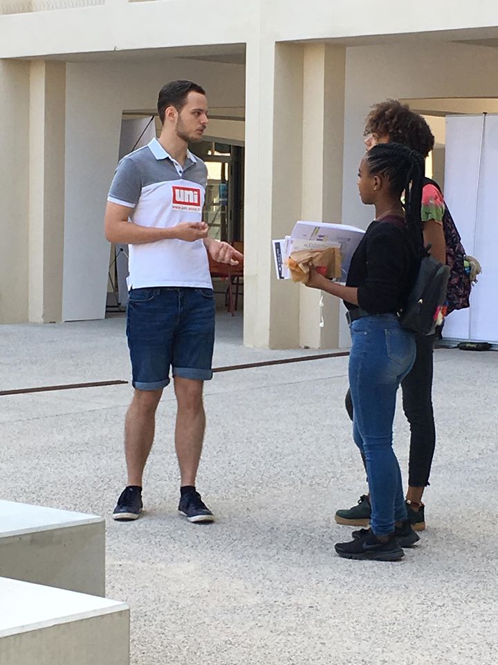 L&rsquo;UNI présente aux pré-rentrées de la Fac de Lettres