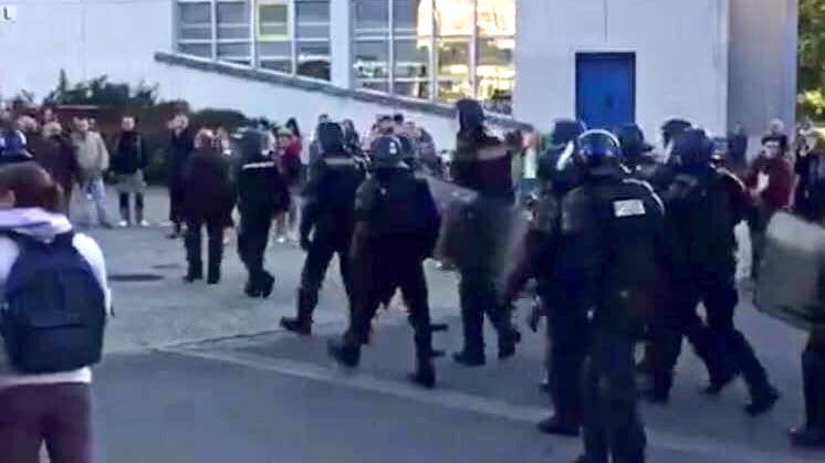 Intervention des forces de l&rsquo;ordre à Rennes 2