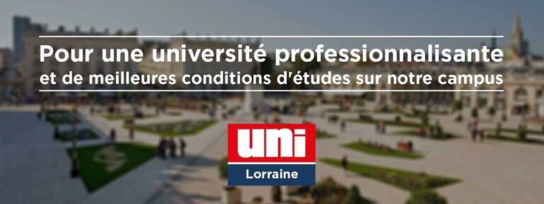 L’UNI Lorraine double son nombre d’élu au conseil d’UFR Droit !
