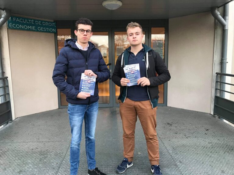 L&rsquo;UNI en campagne pour les élections du CROUS d&rsquo;Angers