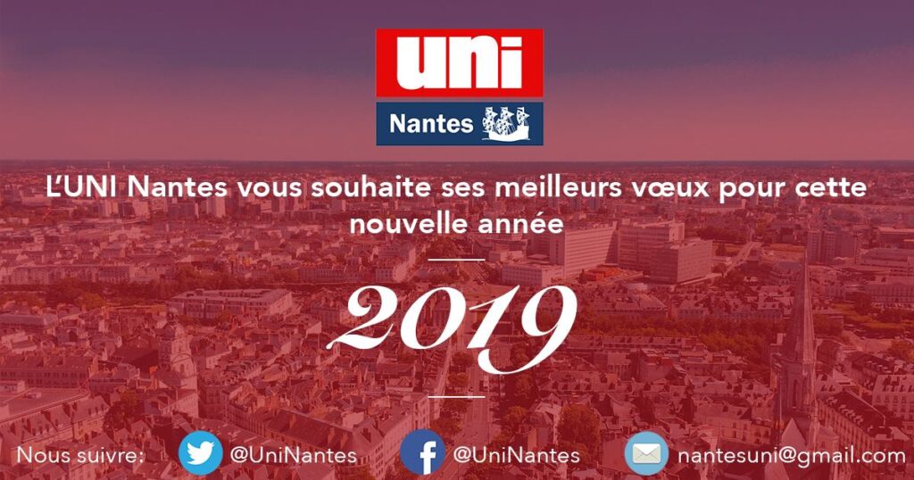 Voeux de l&rsquo;UNI Nantes pour la nouvelle année