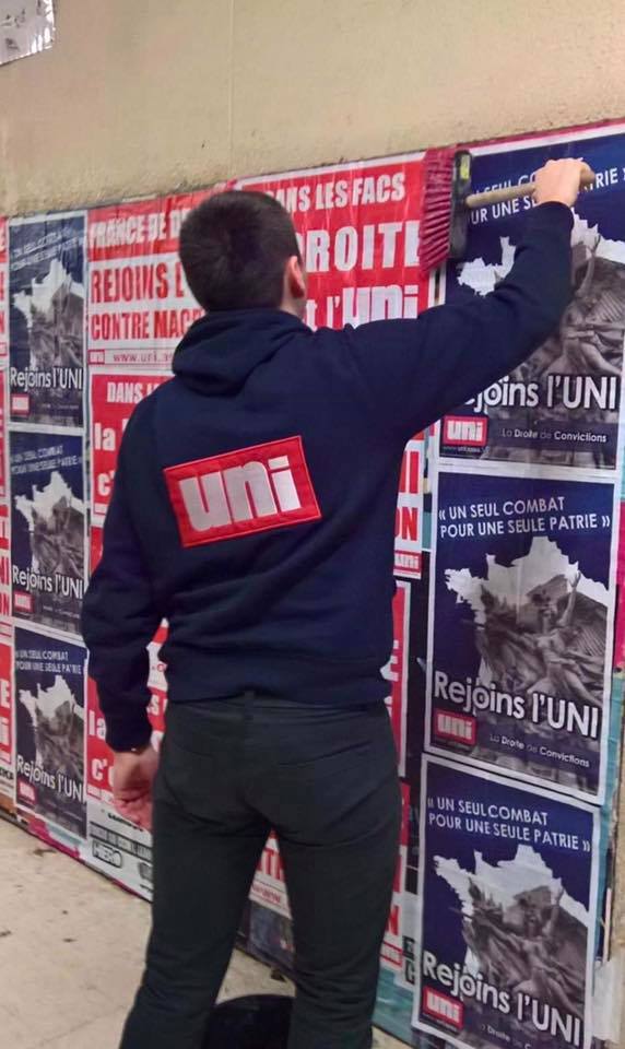 Collage sur les campus de Limoges