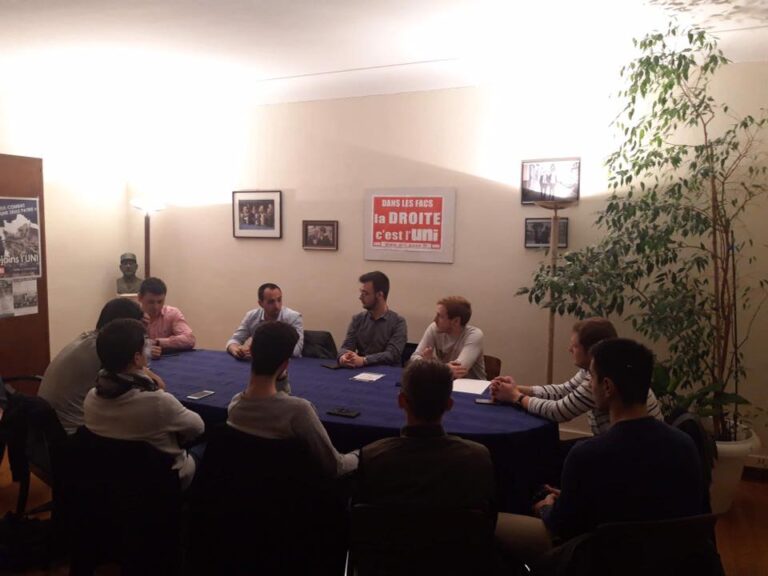 Réunion de section en présence du Délégué National