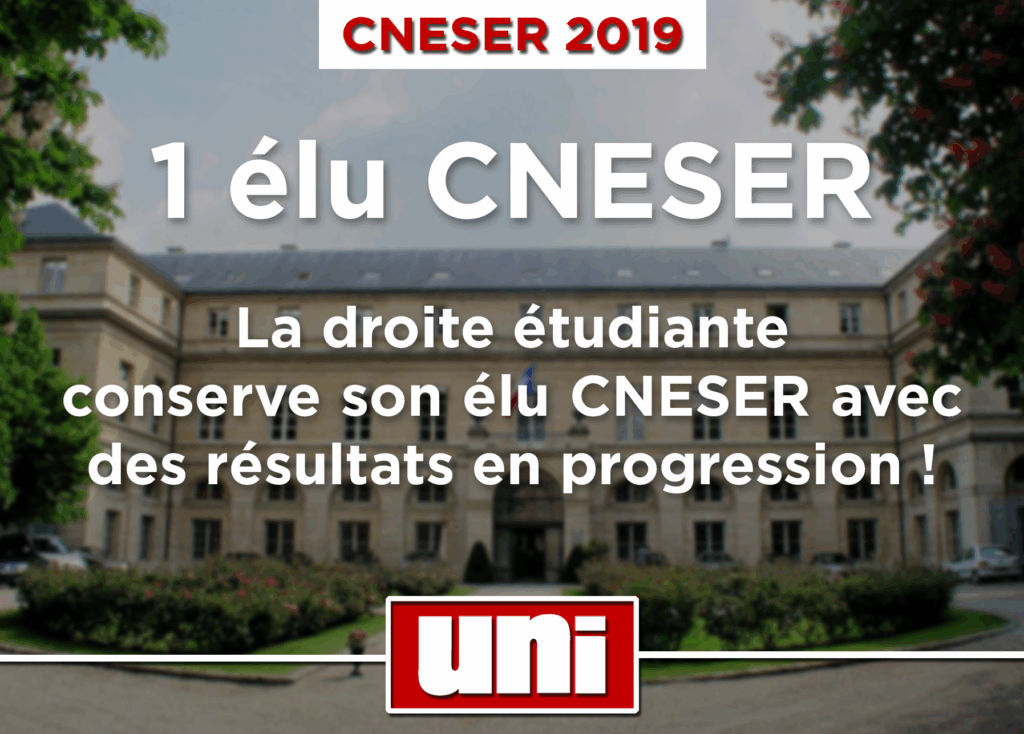 L&rsquo;UNI conserve son élu CNESER !