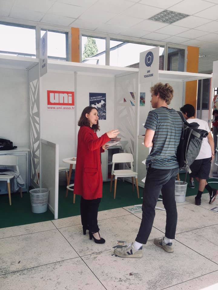 L&rsquo;UNI Toulouse présente au forum de rentrée d&rsquo;UT1