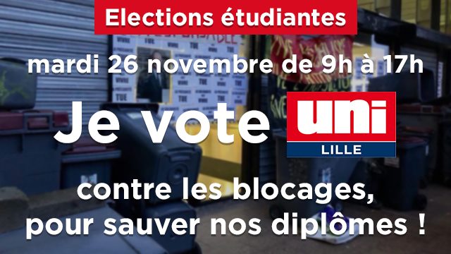 Elections aux conseils centraux de Lille