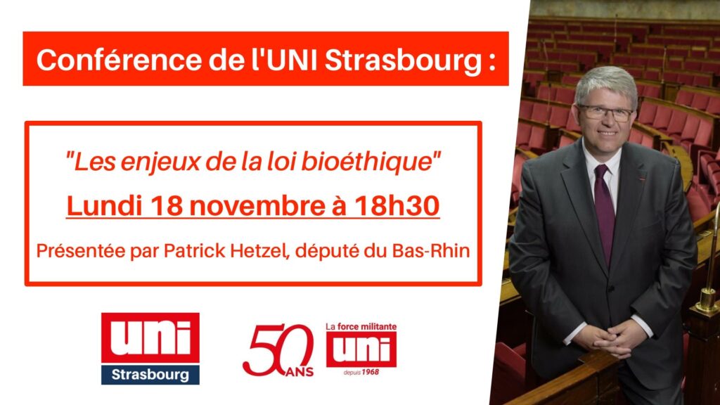 Conférence du 18 novembre 2019 sur les lois bioéthiques en discussion à l&rsquo;Assemblée nationale