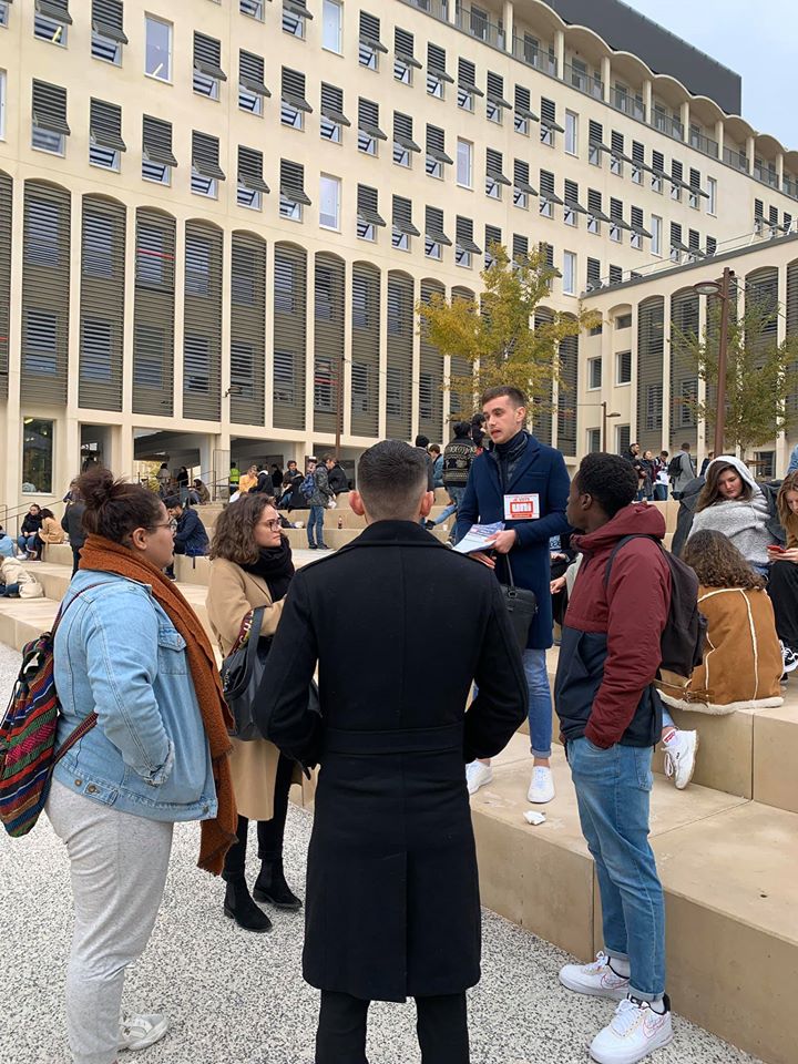 L&rsquo;UNI en campagne pour les élections étudiantes