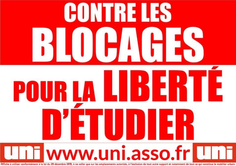 Grèves et blocages pendant les révisions, les étudiants disent NON !