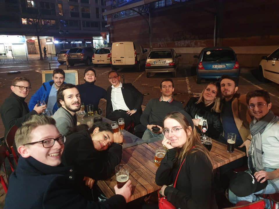 Apéro de section pour la nouvelle année