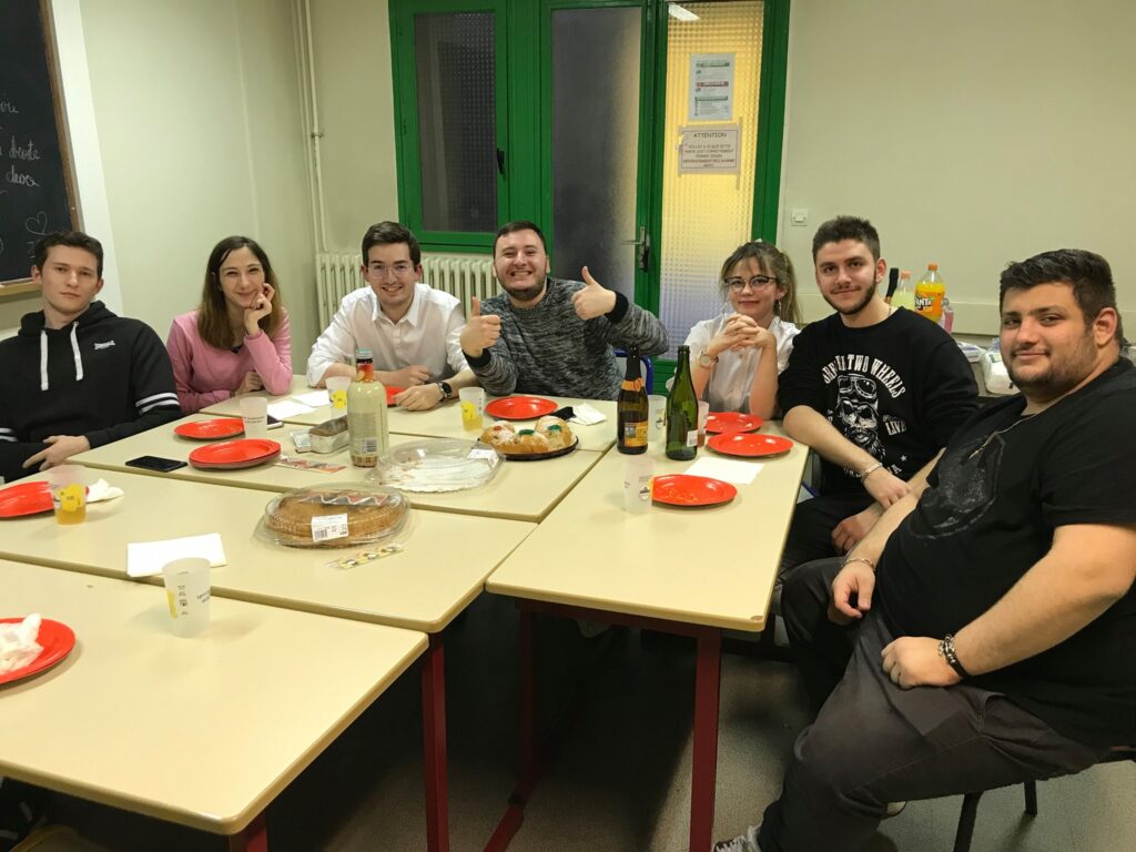 Traditionnelle galette des Rois