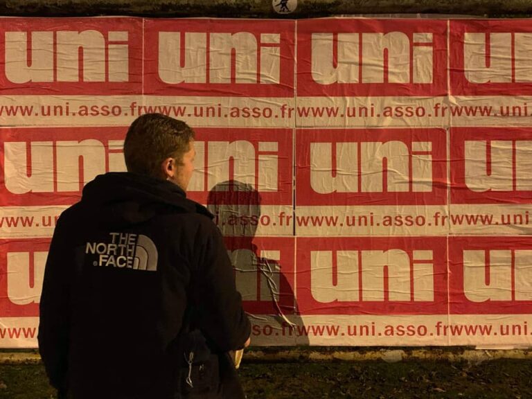 Opération collage à Limoges