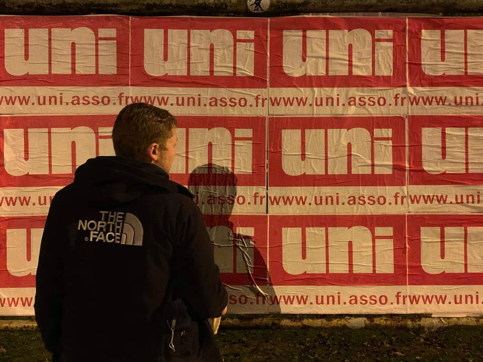 Opération collage à Limoges