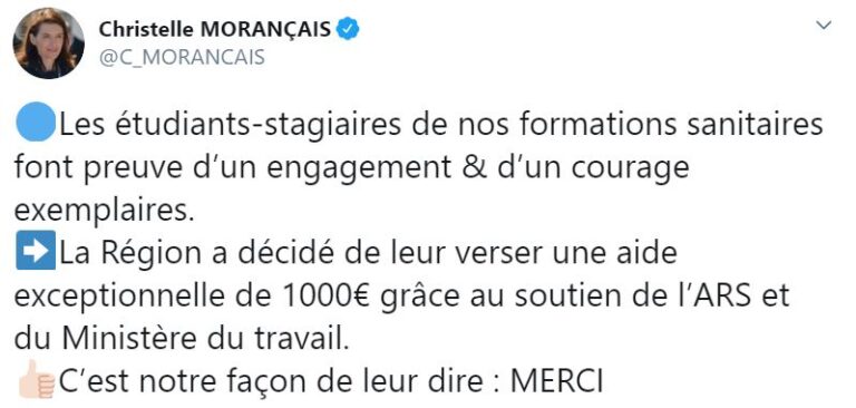 L’UNI PAYS DE LA LOIRE OBTIENT LA RÉMUNÉRATION POUR LES ÉTUDIANTS INFIRMIERS MOBILISÉS CONTRE LE COVID-19 !