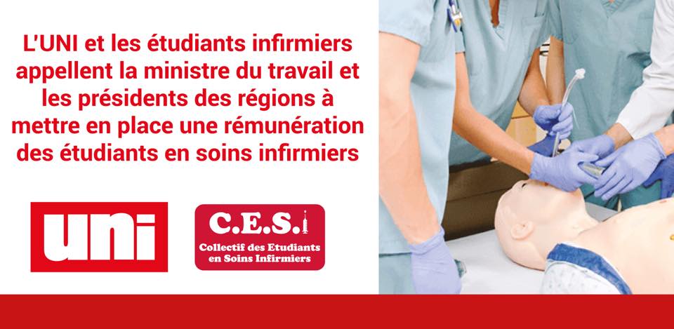 COVID-19 : L’UNI NORMANDIE APPELLE HERVÉ MORIN ET LA RÉGION NORMANDIE À OFFRIR UNE JUSTE RÉMUNÉRATION AUX ÉTUDIANTS EN SOINS INFIRMIERS ET DES FILIÈRES SANTÉ MOBILISÉES