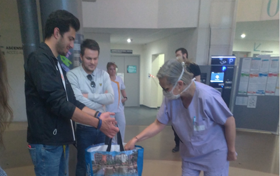 Des chocolats pour nos soignants