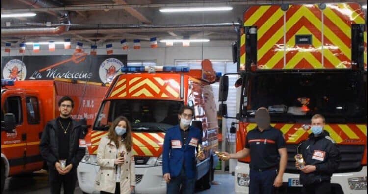 Des chocolats pour soutenir nos pompiers et nos policiers