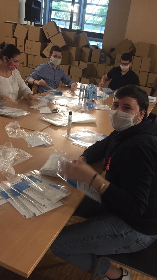 Les stéphanois mobilisés pour aider à la distribution des masques