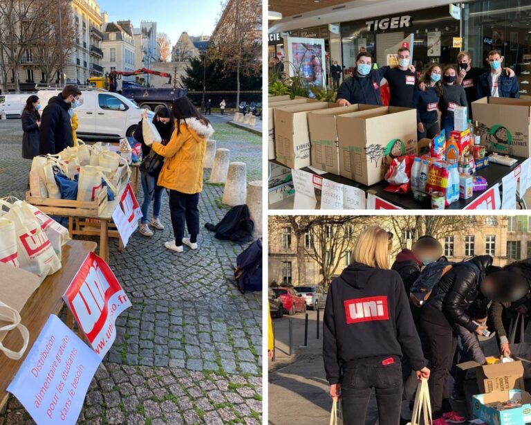 L&rsquo;UNI organise la solidarité étudiante sur tout le territoire