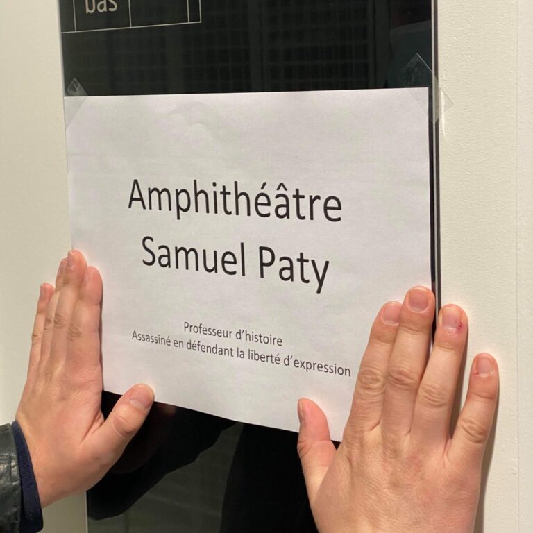 Sciences Po Strasbourg : Samuel PATY « cancelled » (effacé) sous prétexte de parité